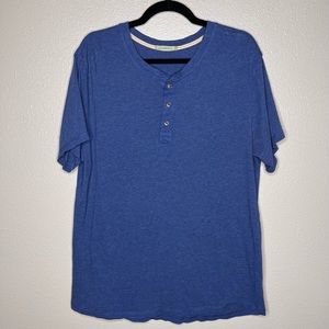 Alternative earth short sleeve Henley t-shirt (organic)